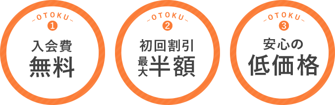 3つのお得
