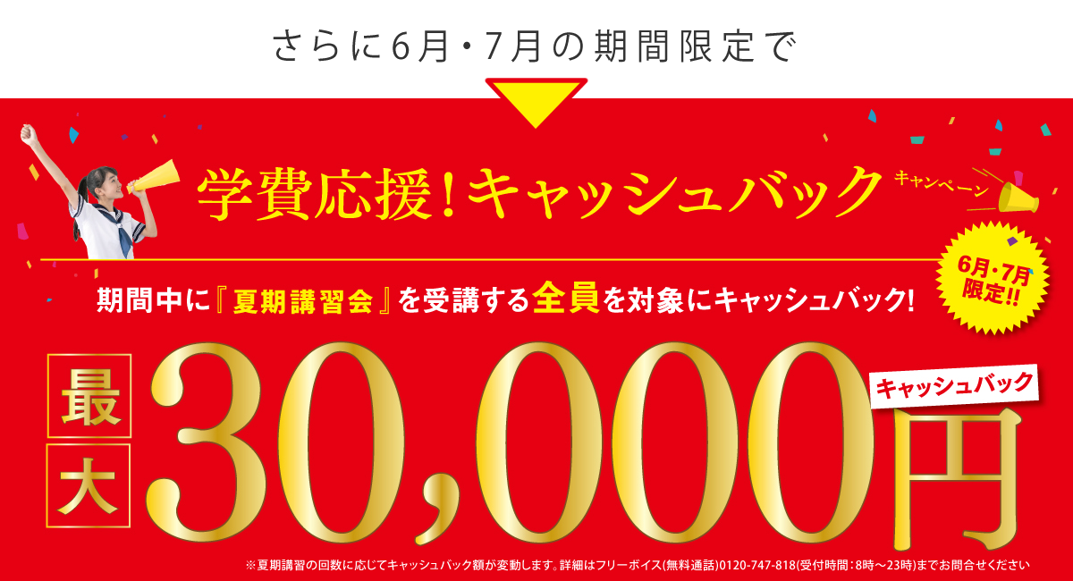 キャッシュバックキャンペーン