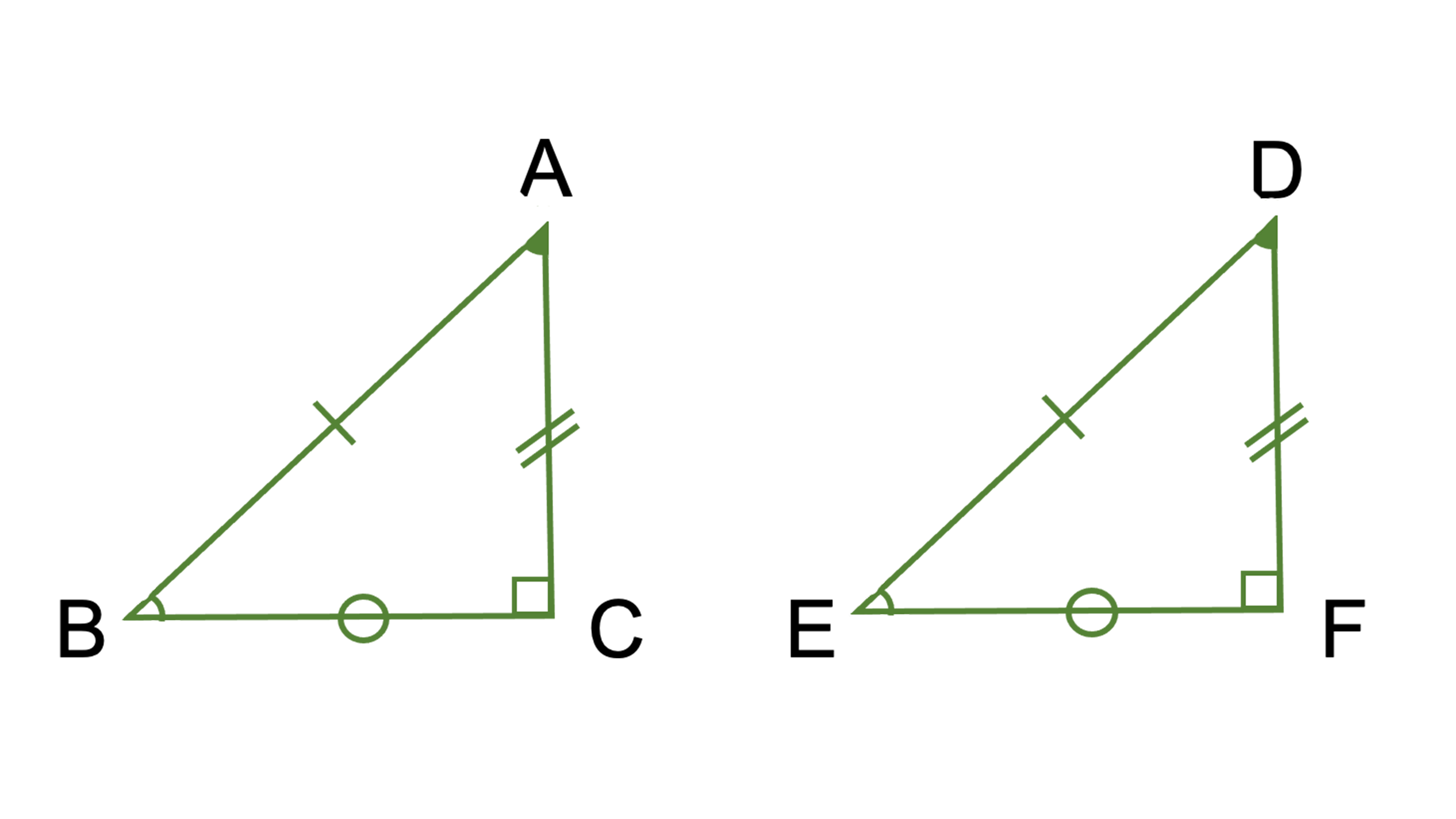 直角三角形の合同条件は2つ